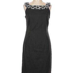 Connected Apparel Stylish Black Cocktail Dress Size 14